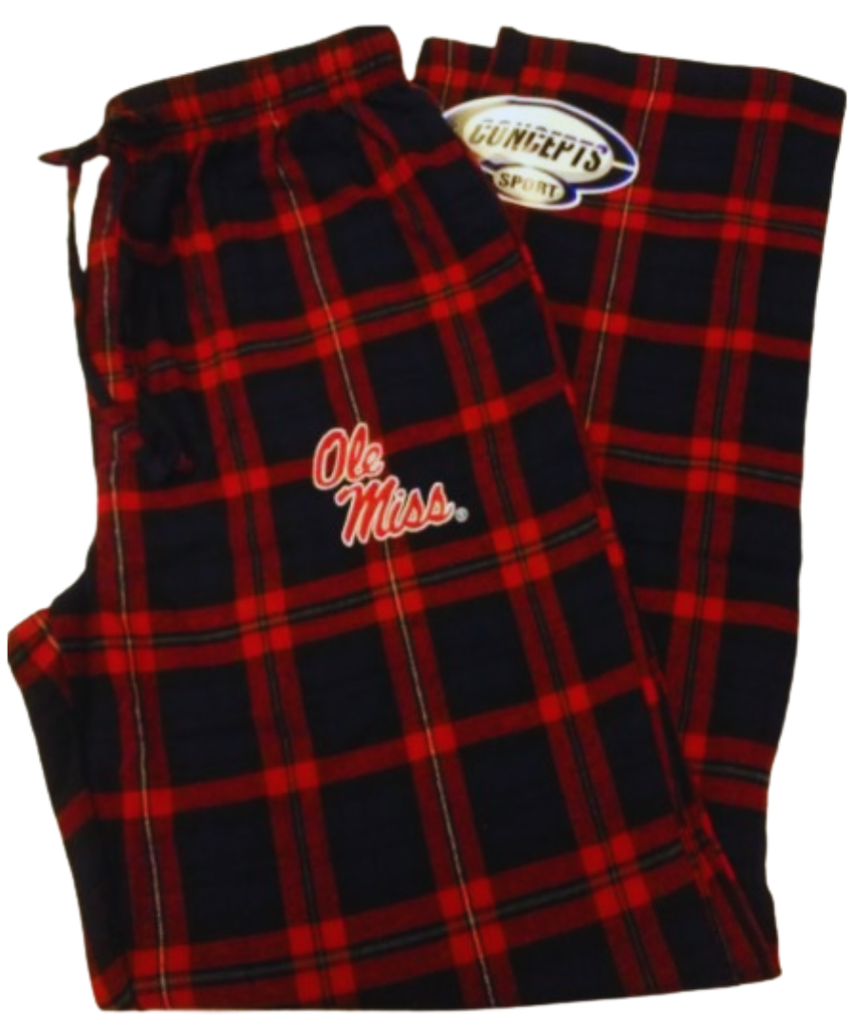 image of: Ole Miss Parkway Flannel Pants Red/Navy
