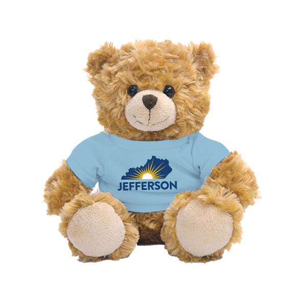 KJCTC PLUSH 10" BEAR W/-T-SHIRT; $21.99