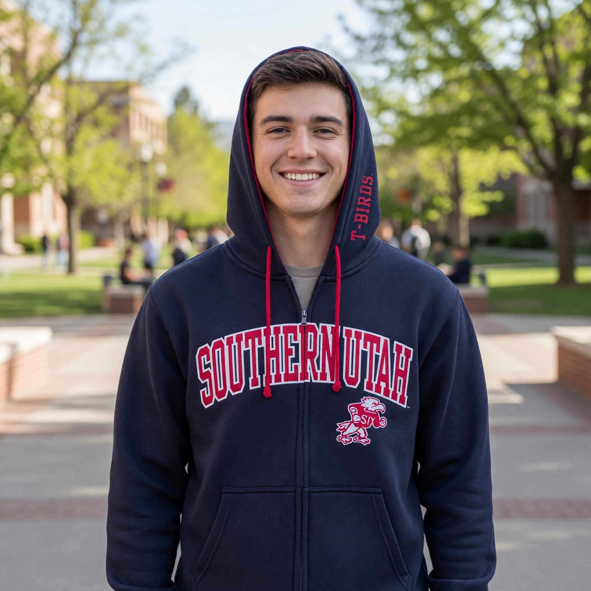 Product image 2 of 2 for CHAMPION  FULL ZIP BLACK SOUTHERN UTAH FIGHTING BIRD