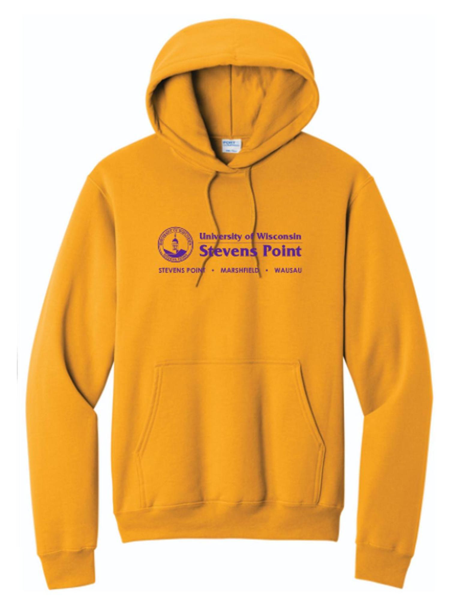 Product image 1 of 2 for UWSP Core Fleece Pullover Hooded Sweatshirt