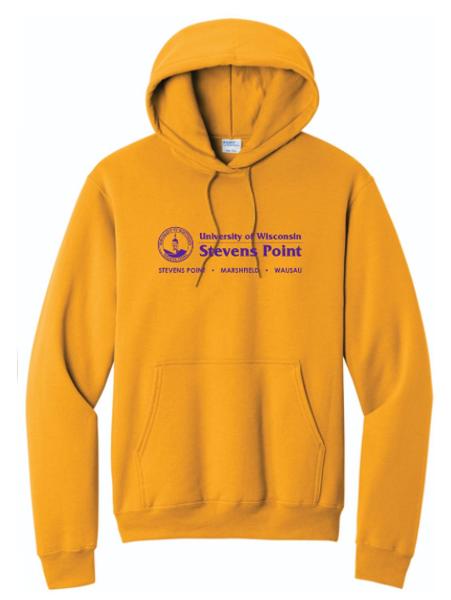 UWSP Core Fleece Pullover Hooded Sweatshirt; $34.98