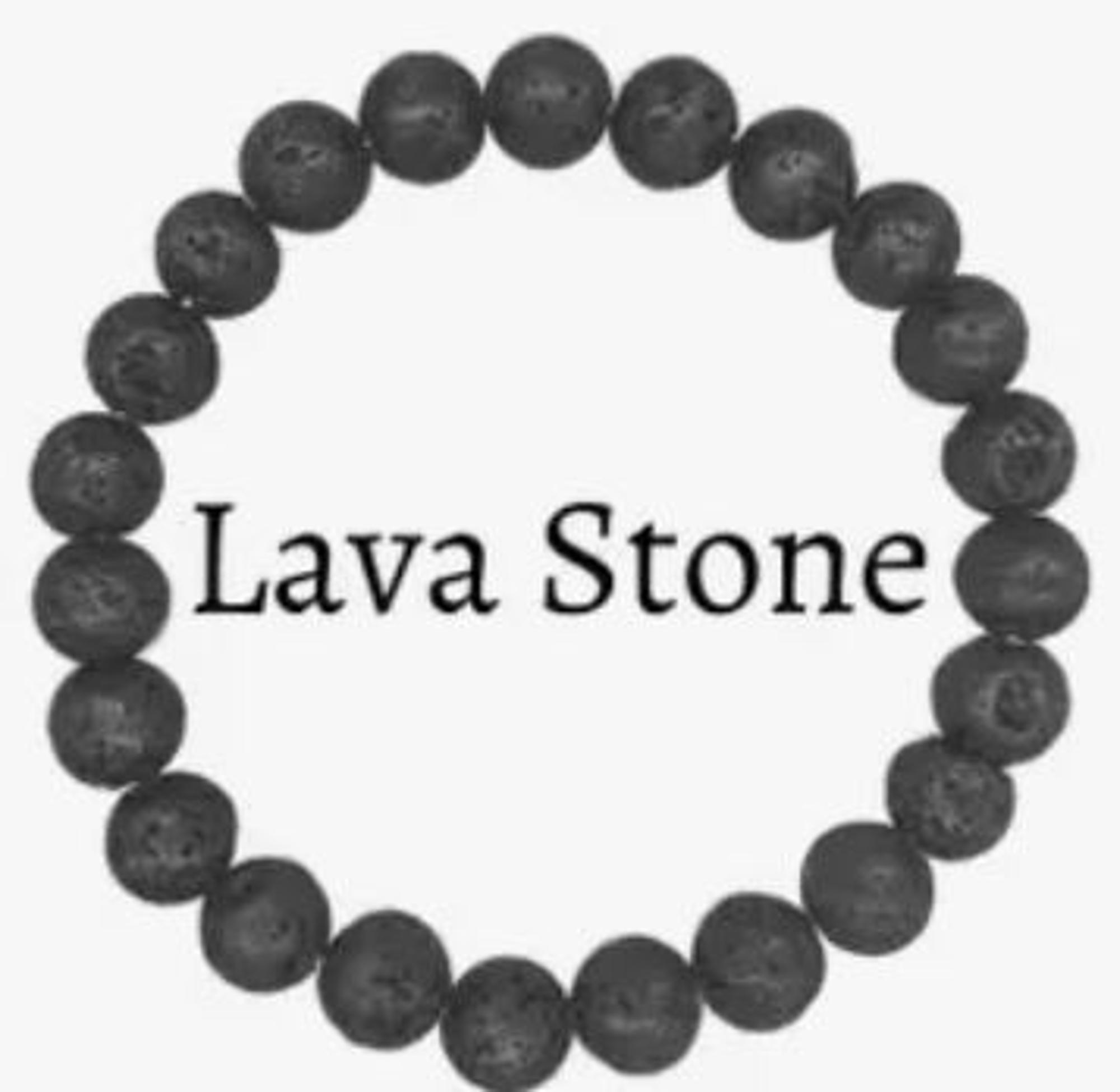 Soul Charms Bracelet - Lava Stone