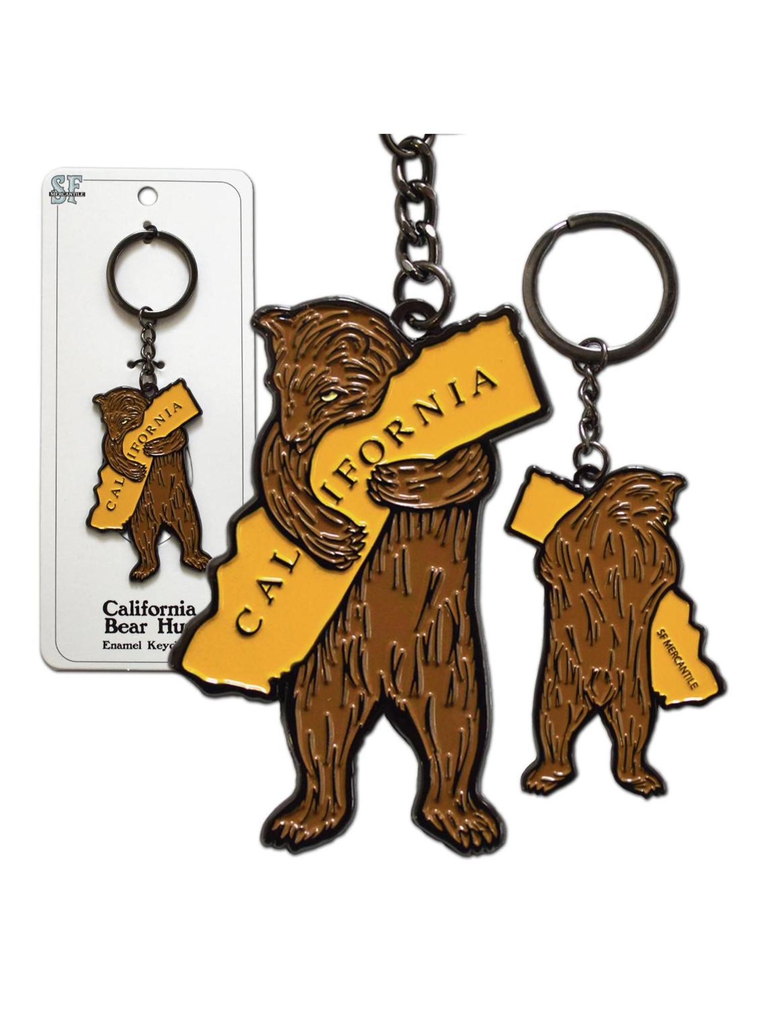 Product image 1 of 1 for California Bear Hug Enamel Keychain