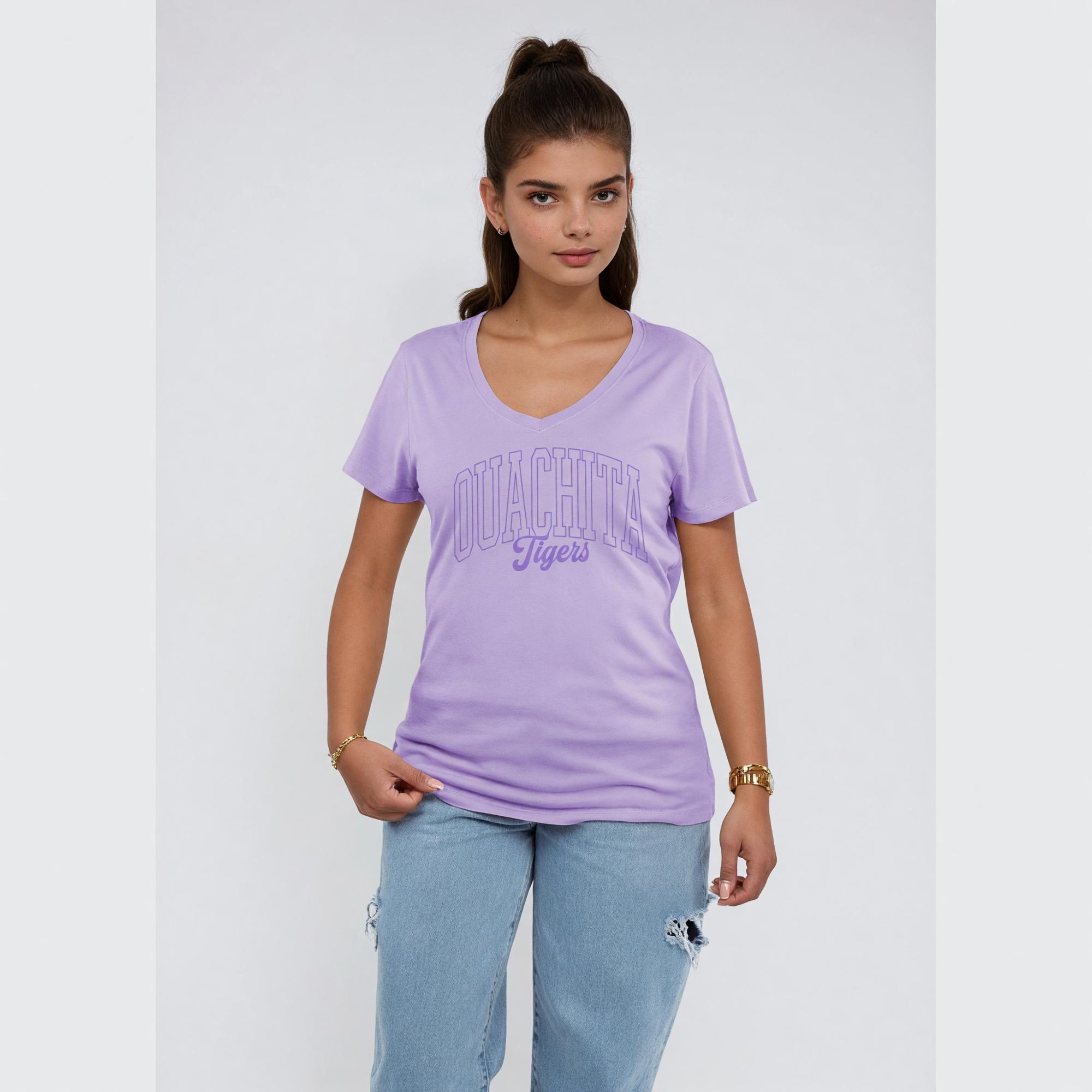 Product image 1 of 1 for Ouachita Tigers Chicka-D Laguna V-Neck