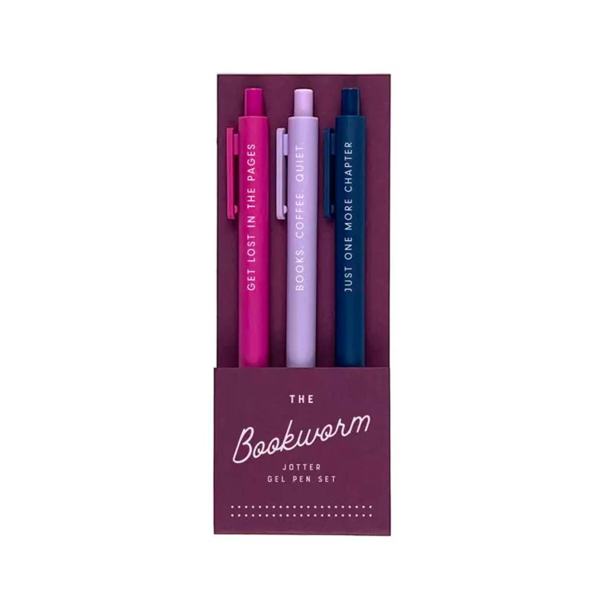 Product image 1 of 1 for The Bookworm Jotter Gel Pen, Set of 3