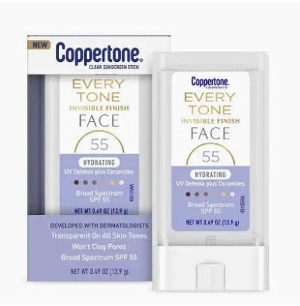 COPPERTONE EVERY FACE STICK SUNBLOCK; $11.99