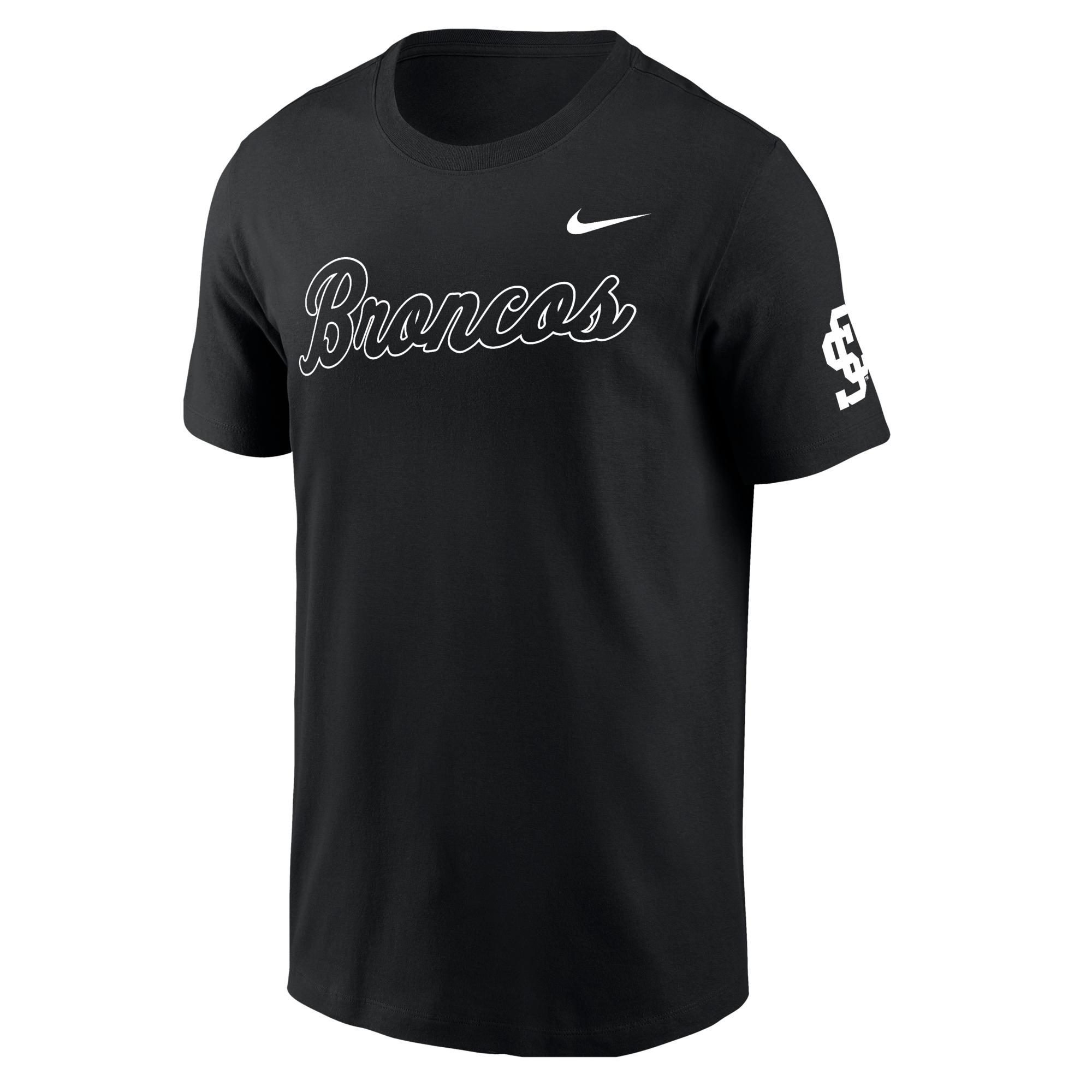 Product image 1 of 1 for Santa Clara Broncos Nike Baseball Replica Short Sleeve Tee, Black