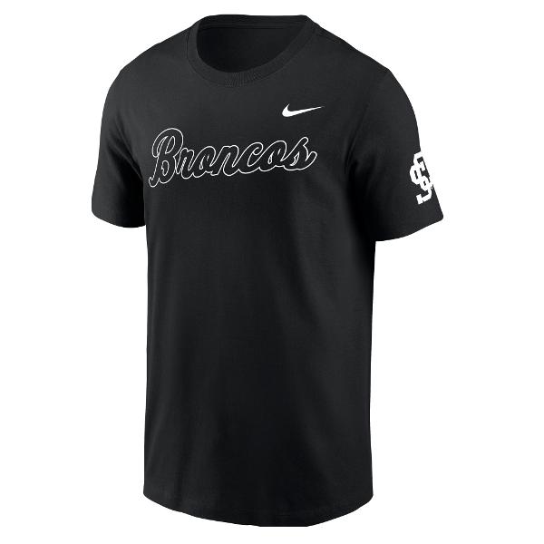 Santa Clara Broncos Nike Baseball Replica Short Sleeve Tee, Black; $35.00