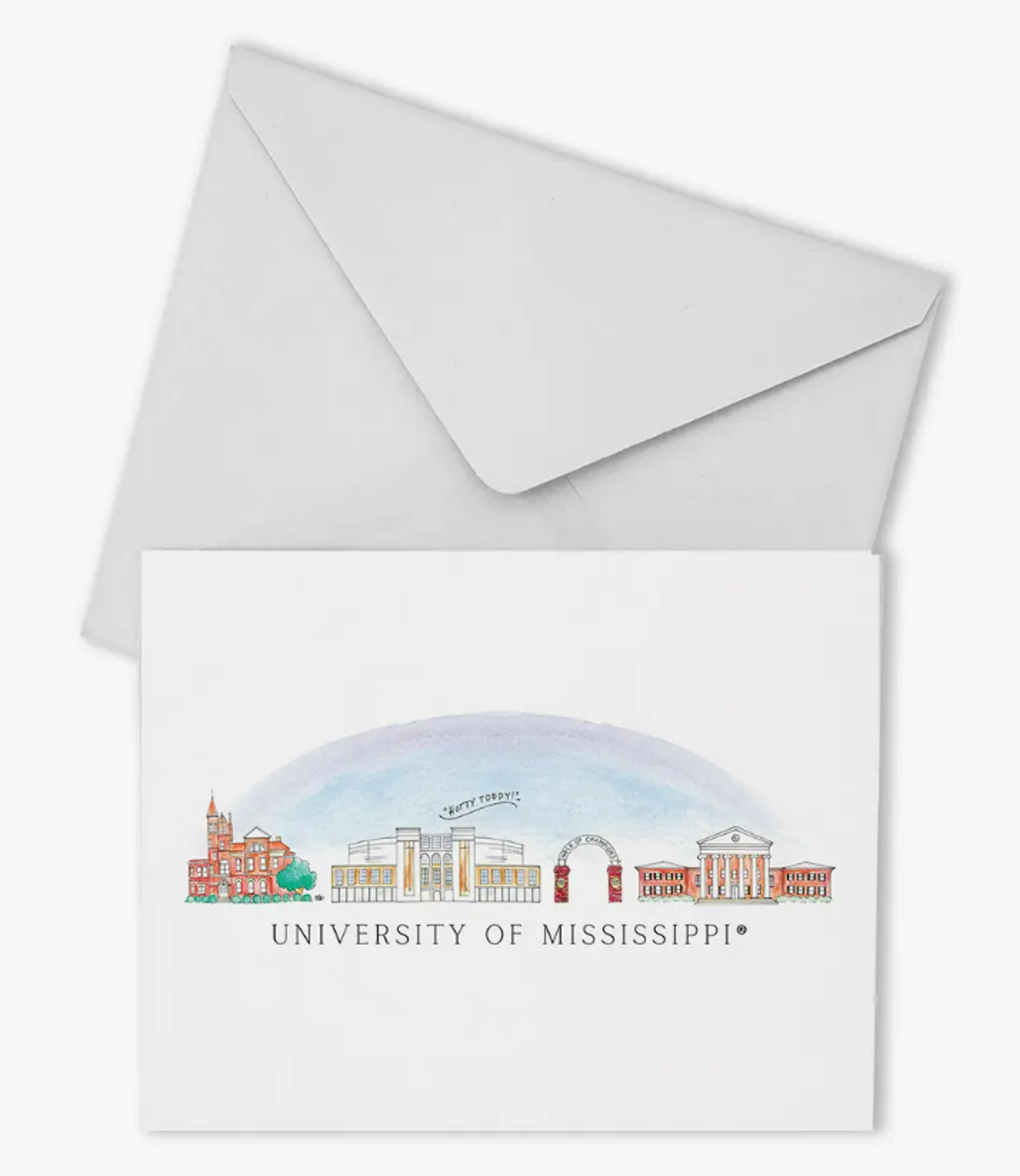 image of: Ole Miss Skyline Boxed Notecards Set/10