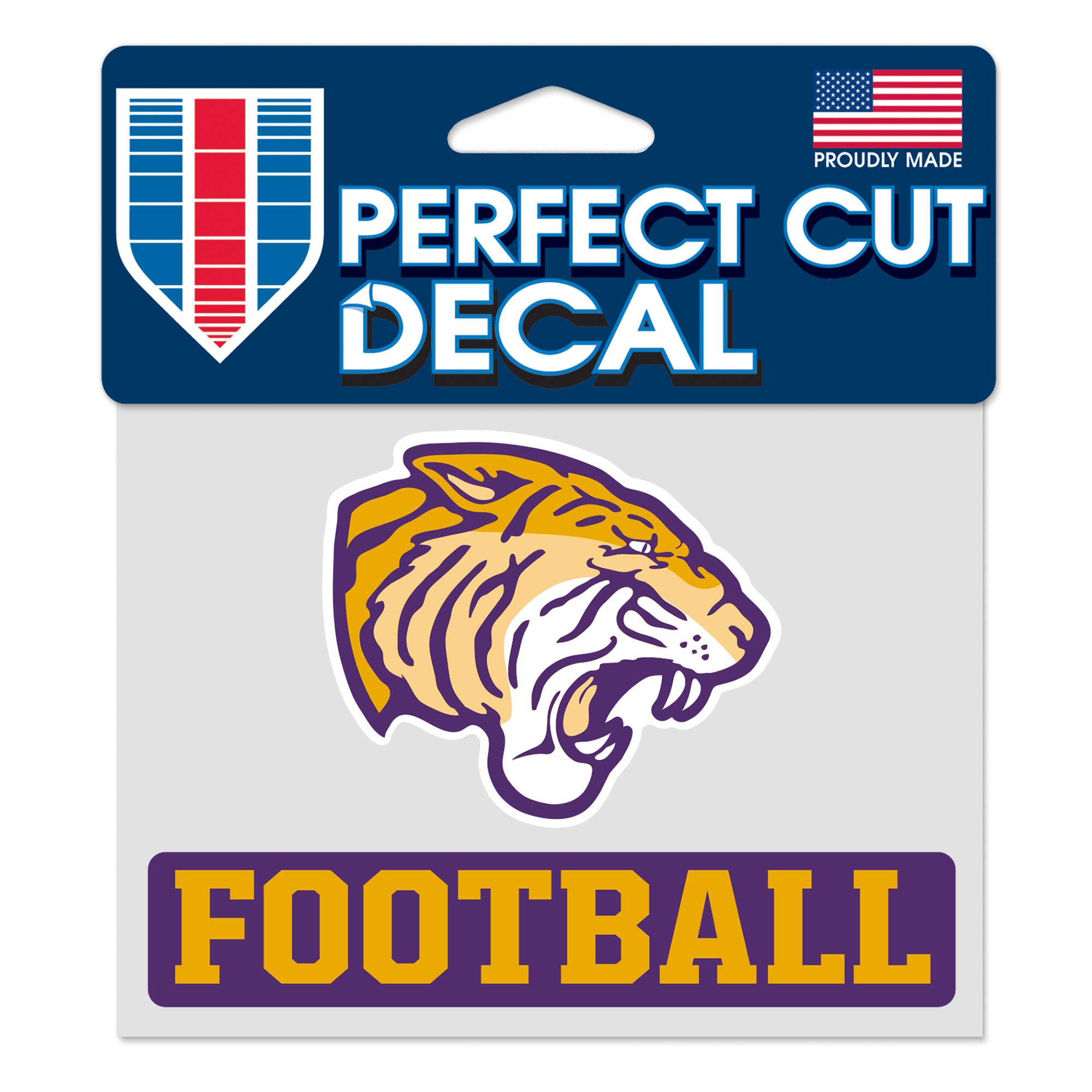image of: Olivet Nazarene 4in x 5in Football Decal