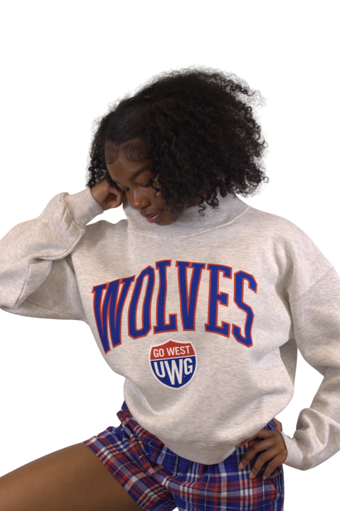 Product image 1 of 2 for MOCK-NECK LINGO FLEECE PULLOVER