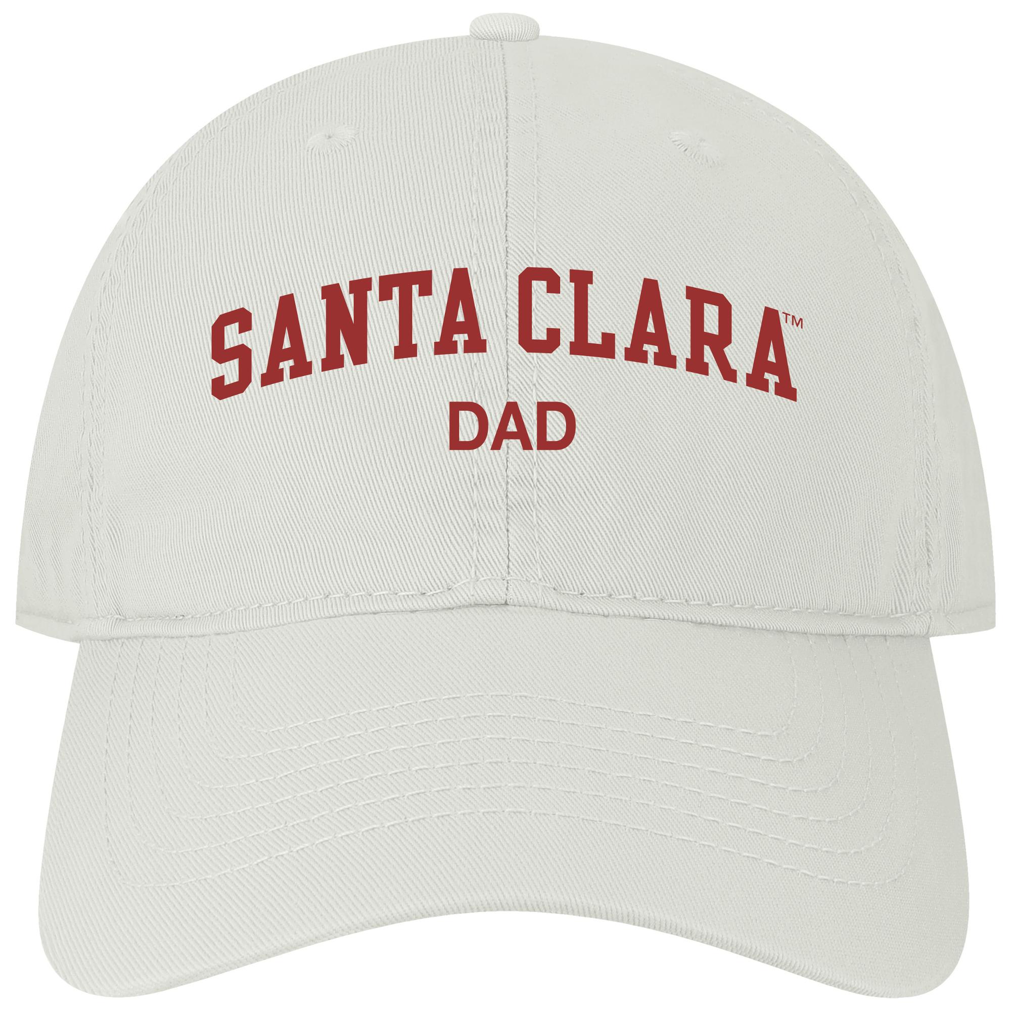 image of: Santa Clara Broncos Dad Relaxed Twill Hat, White