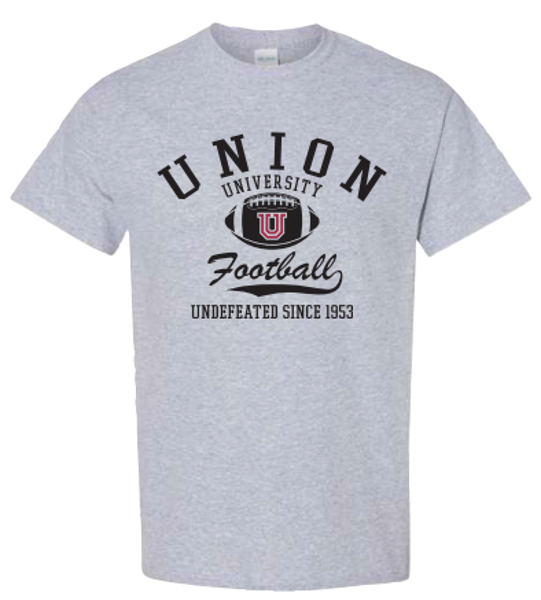 Union University Football Short Sleeve Tee; $19.99