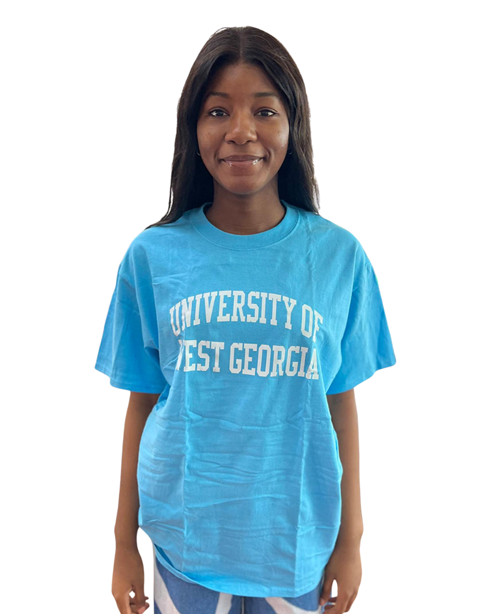 Product image 4 of 15 for UNIV. WEST GA TEXT ROLLED TEE