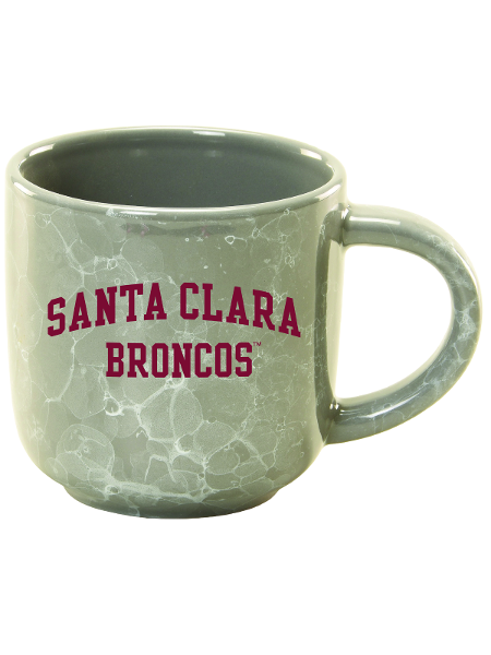 Santa Clara Broncos 17oz Arch Marble Mug, Steel Gray; $14.98