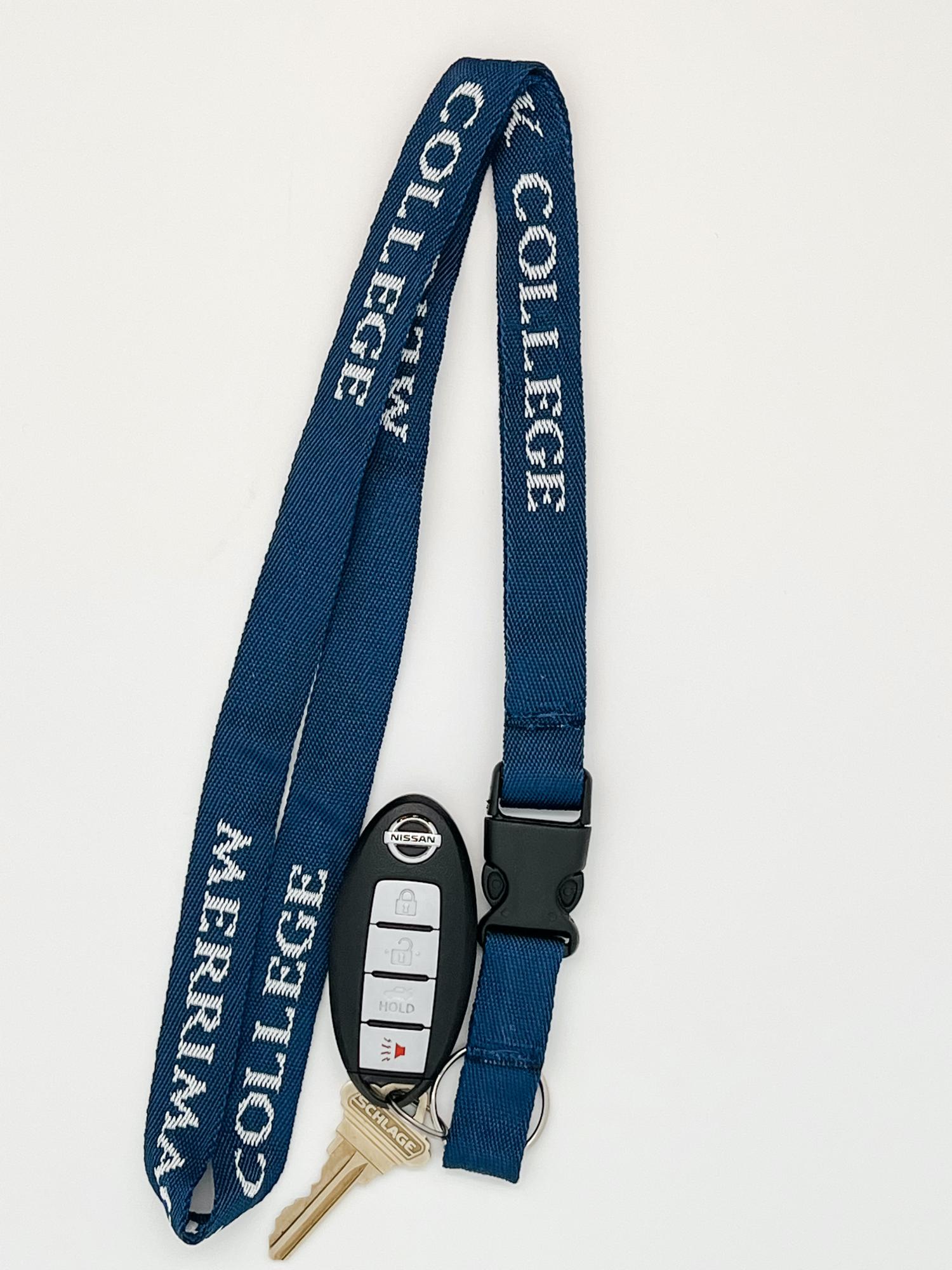 Product image 2 of 2 for Navy Woven Text Lanyard