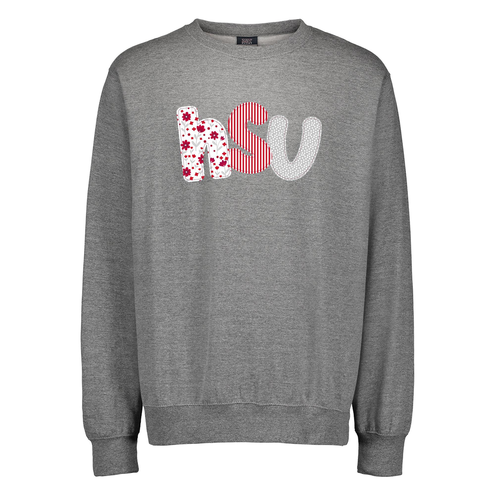 Product image 1 of 1 for HSU Applique Patchwork Fundamental Fleece Crew