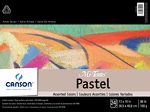 MIT PASTEL PAPER PAD 12X16 ASST MI-TEINT; $19.99