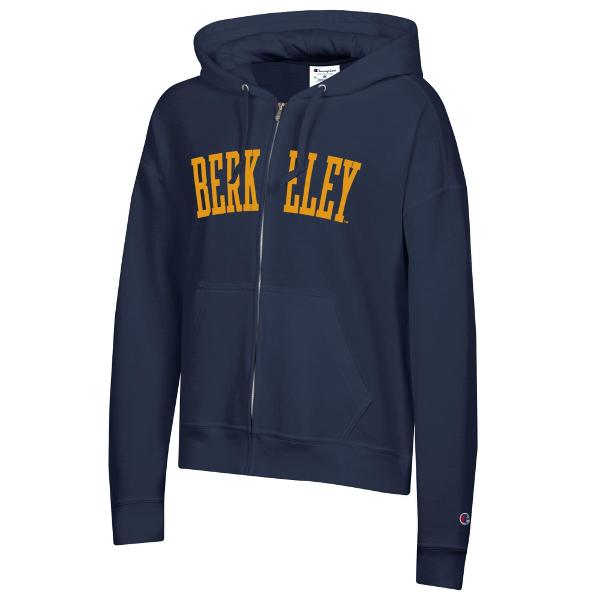 Women's Powerblend Full Zip Hood Berkeley Logo; $79.99