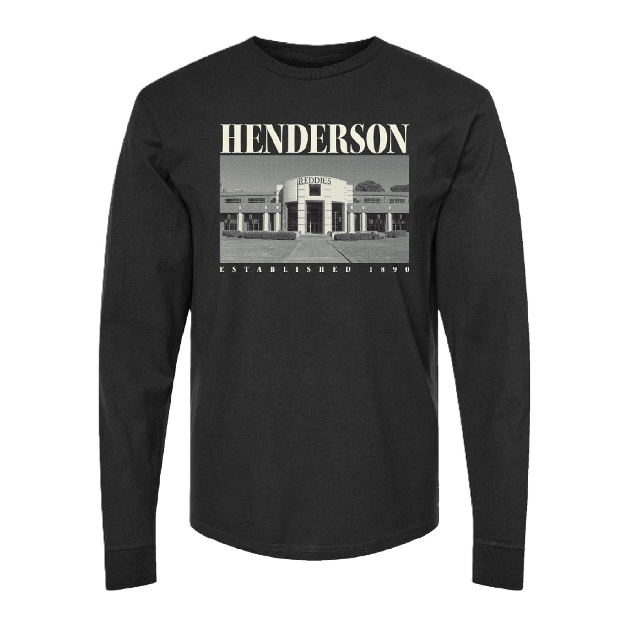 Product image 1 of 1 for Henderson Black N White Campus Essential Long Sleeve Tee