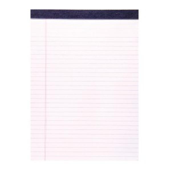LEGAL PAD 8.5 X 11 50 SHEET WHITE; $3.49