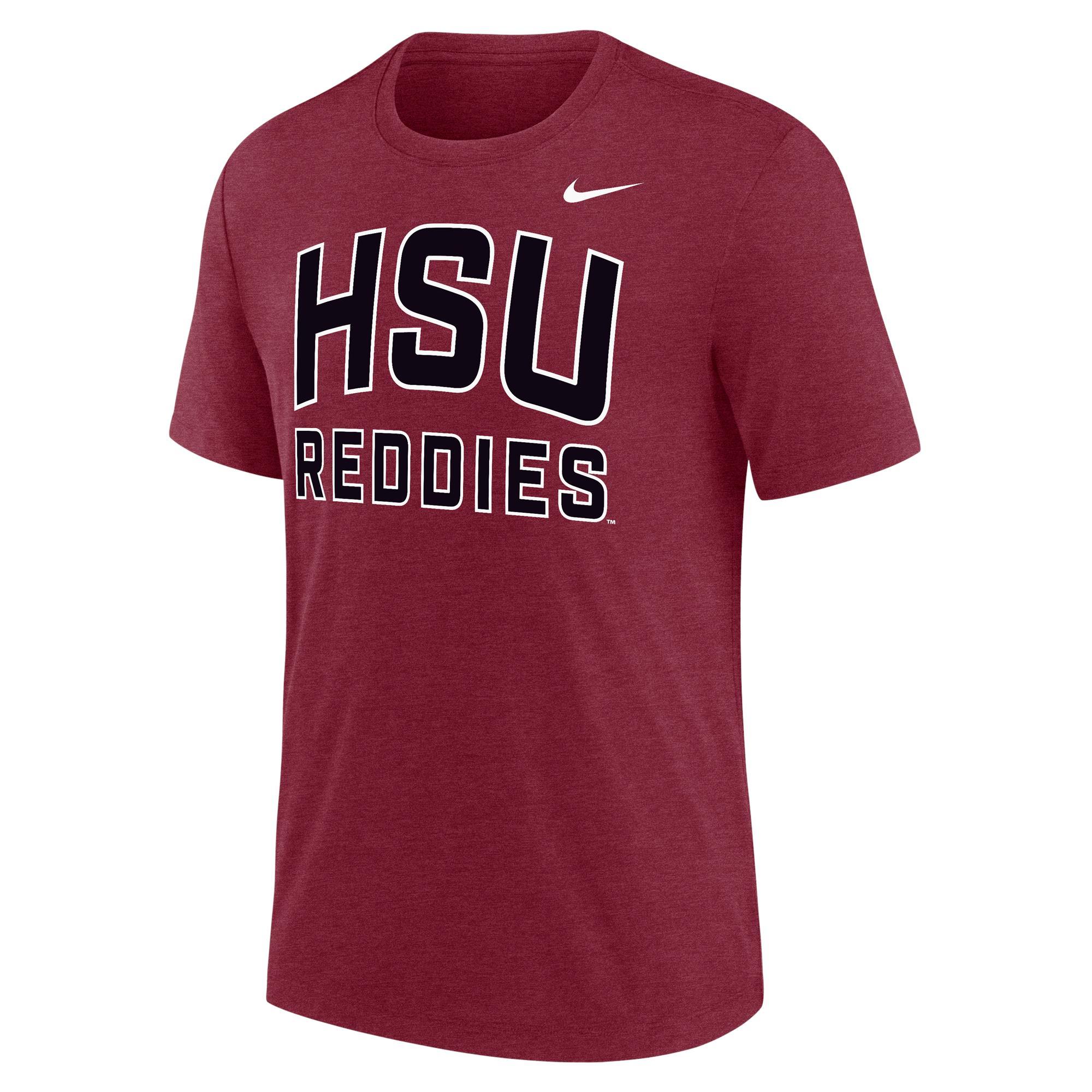 image of: HSU Reddies Tri-Blend Short Sleeve Tee