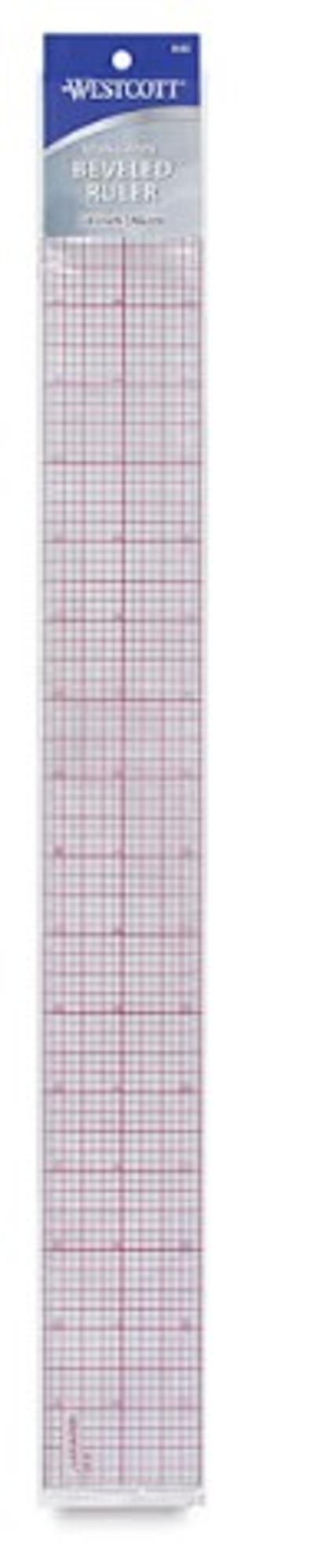 Product image 1 of 3 for WESTCOTT PLASTIC RULER 18"8THS