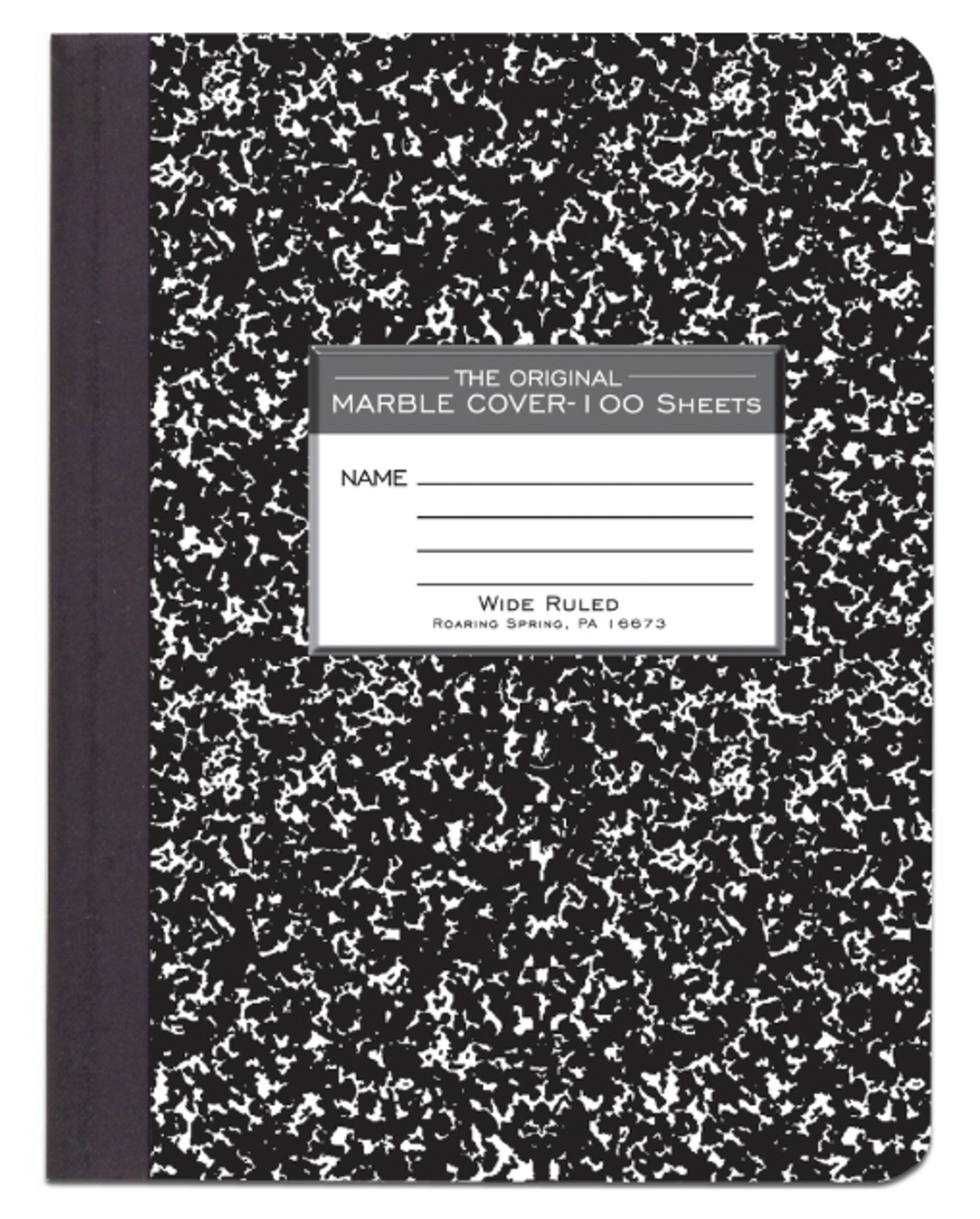 image of: Roaring Spring Marble Composition College Ruled Notebook, 100 Sheets