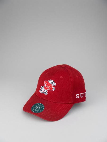 CAPX ProBlend Fitted Hat – Red (Fighting Bird); $29.99