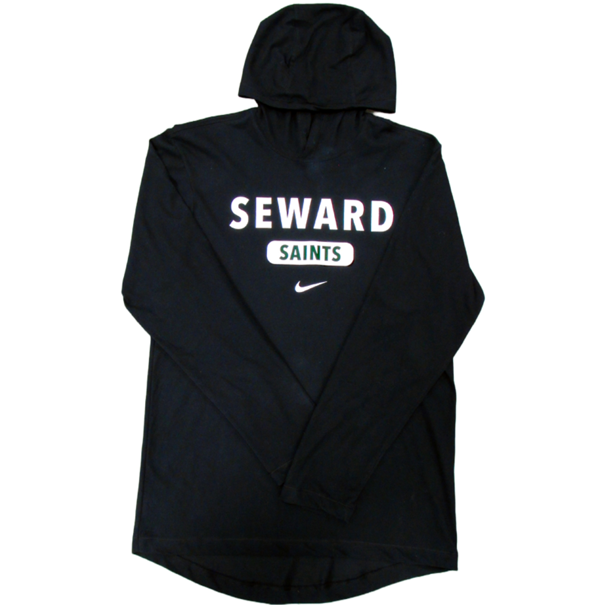 image of: NIKE SEWARD DF COTTON LS HOODIE TEE