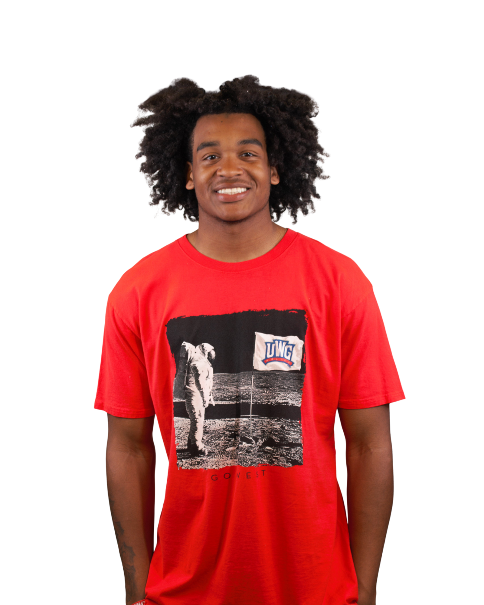 Product image 1 of 2 for UWG ATHLETICS LOGO MOON LANDING GRAPHIC TEE