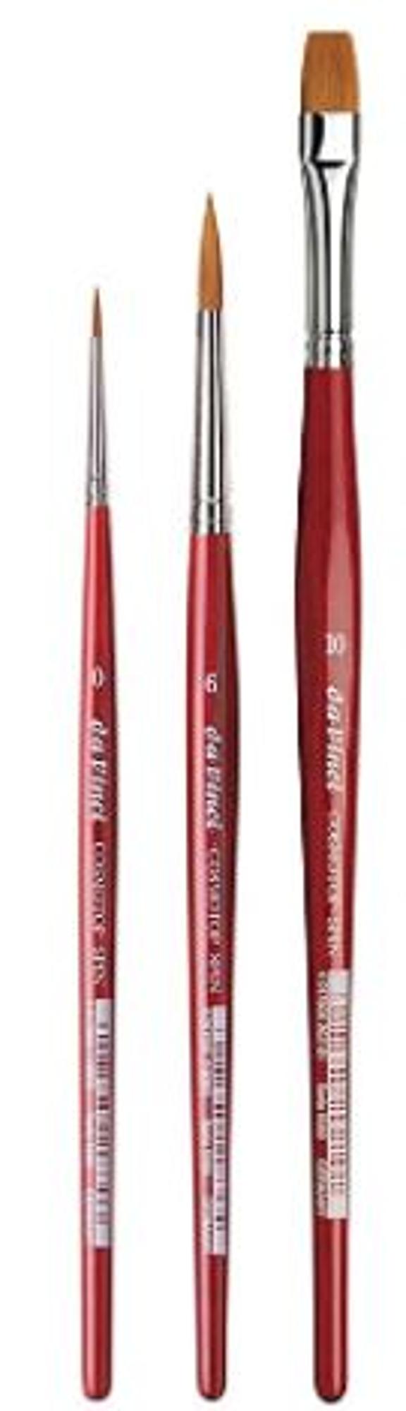 image of: Cosmotop-Spin Short Handle Watercolor Brushes