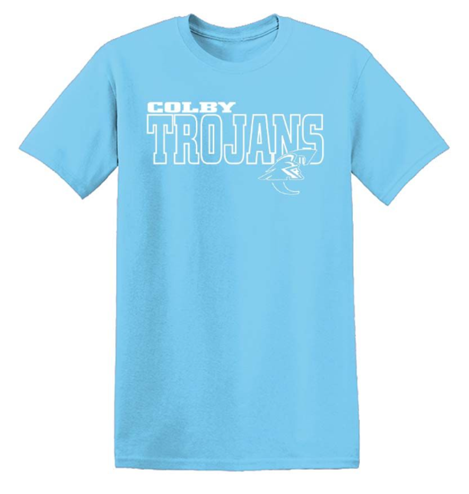 image of: Colored Trojans Cotton Tee