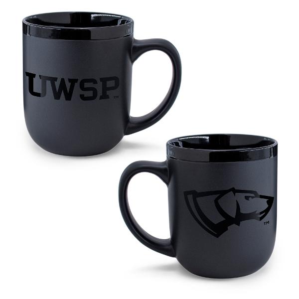 UWSP 17oz Ceramic Mug, Black; $29.98