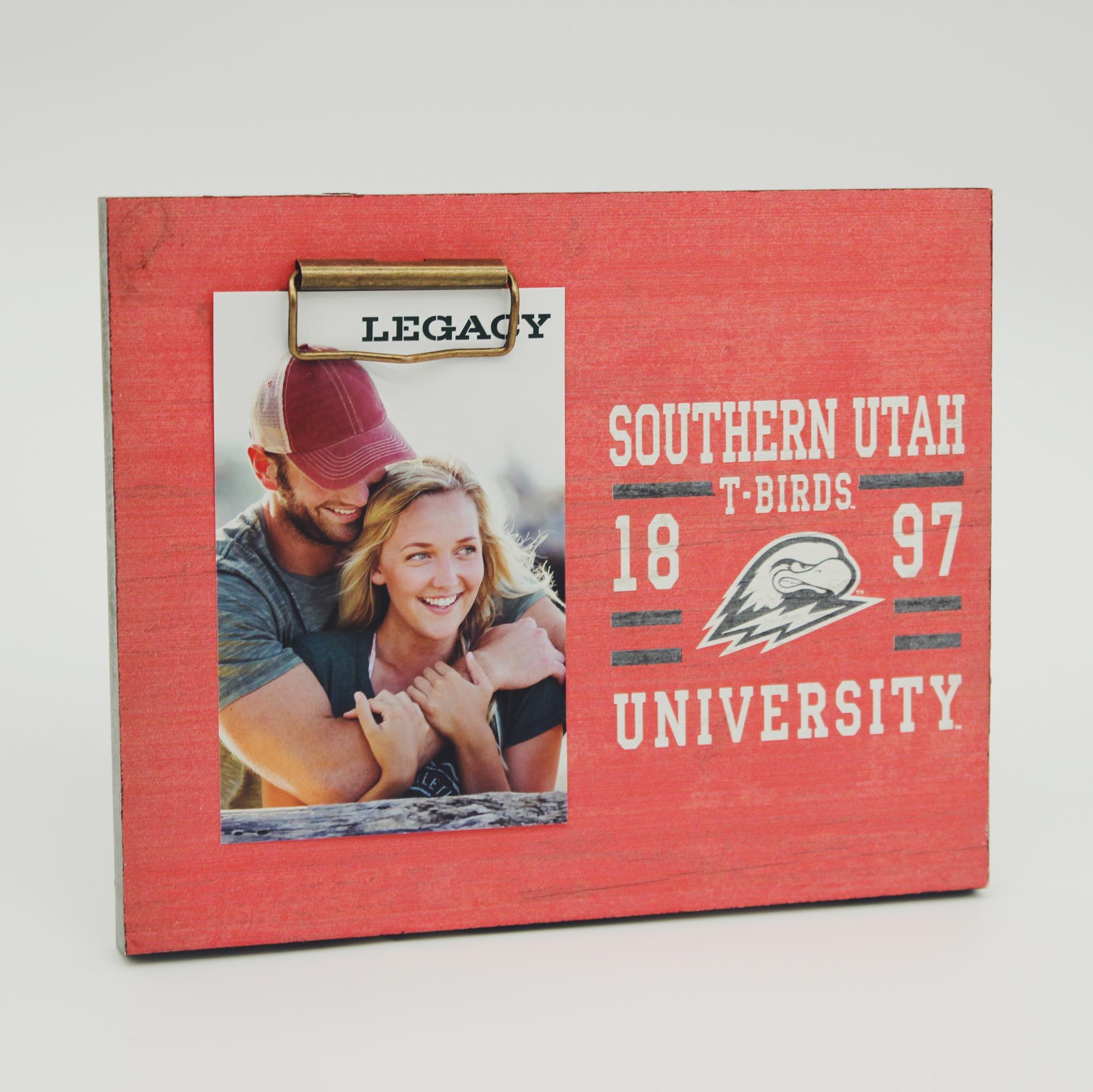 image of: LEGACY WOOD PHOTO HOLDER RED SOU 1897 8X10