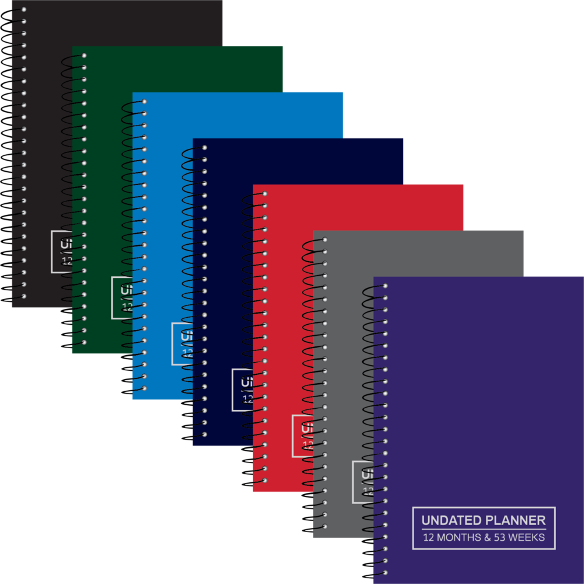 Product image 1 of 1 for Roaring Spring Undated Planner - Asst 8x5.5in