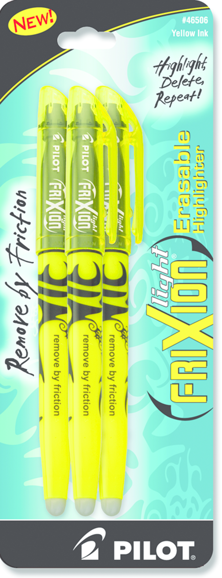 image of: Pilot Erasable Highlighter 3pk