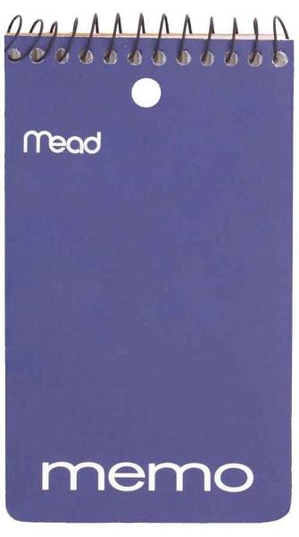 SPIRAL MEMO 3X5; $1.99