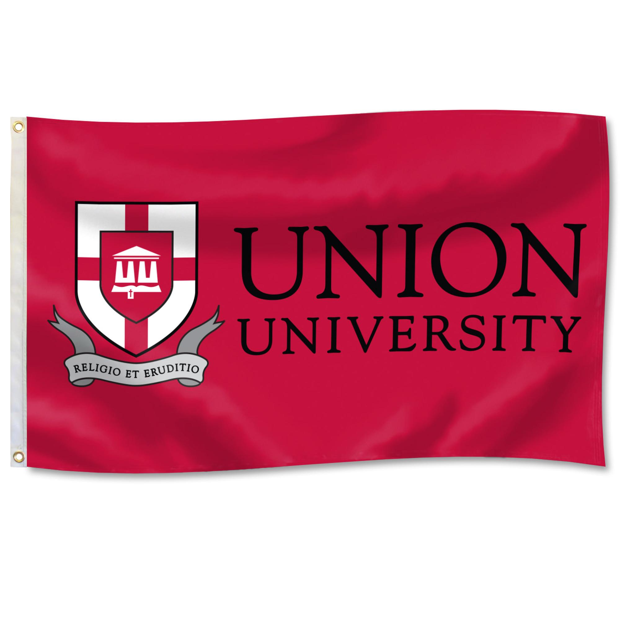 image of: Union University Crest 3x5 Durawave Flag