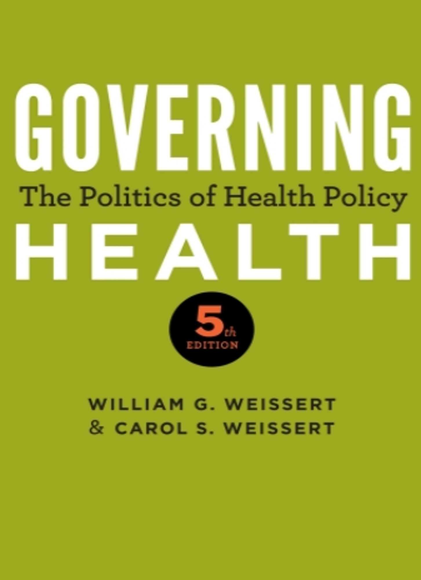 Cover image for Governing Health - eBook Code