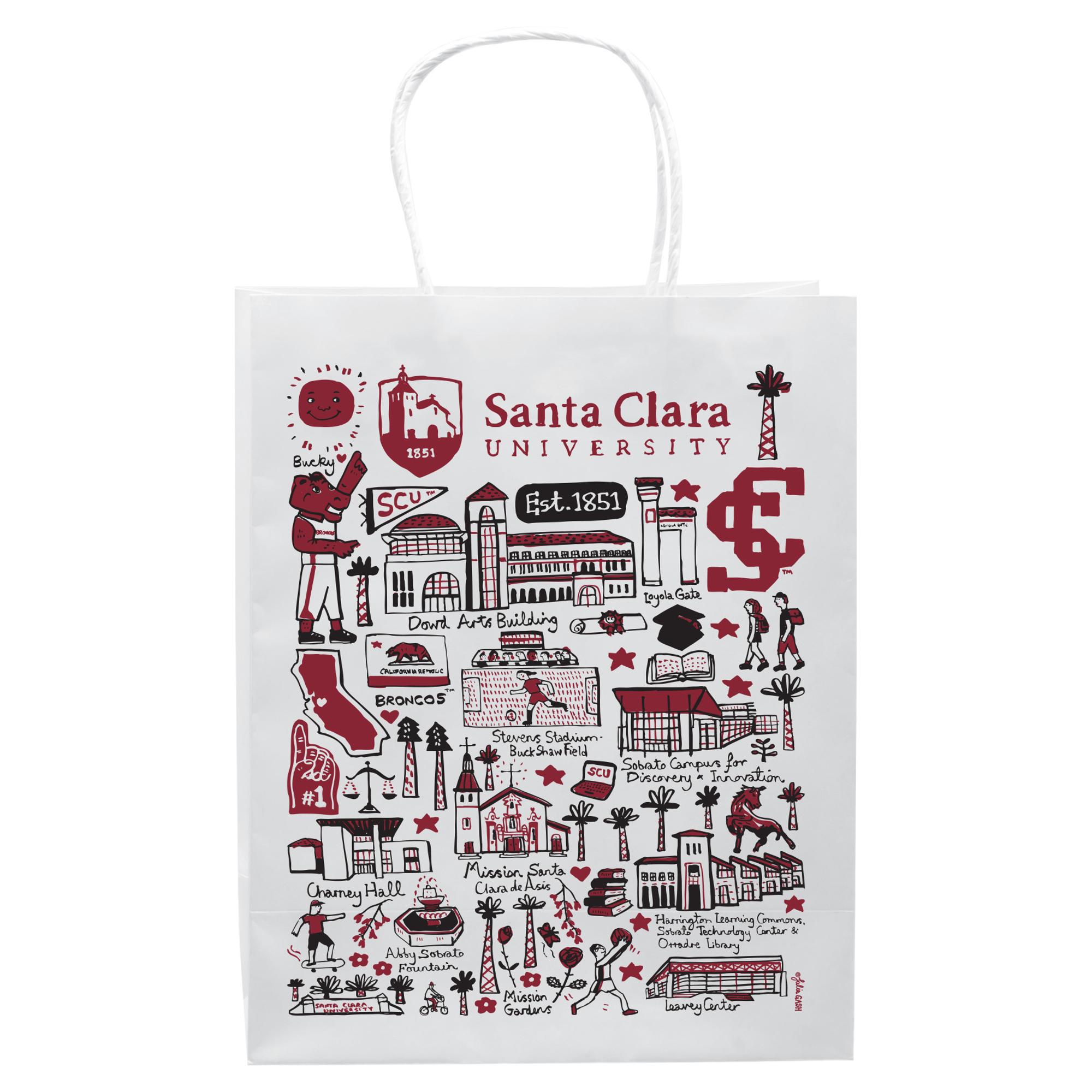 image of: Santa Clara University Julia Gash Paper Gift Sack