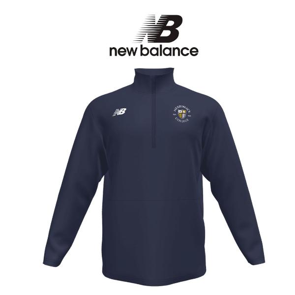New Balance Navy Thermal Half Zip; $99.99