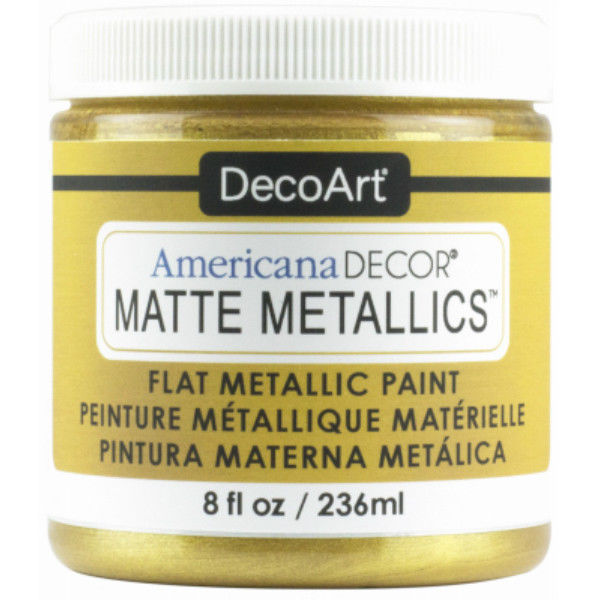 image of: Americana Decor Matte Metallics Flat Paint 8oz