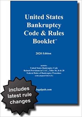 Cover image for U.S.BANKRUPTCY CODES+RULES BOOKLET 2020