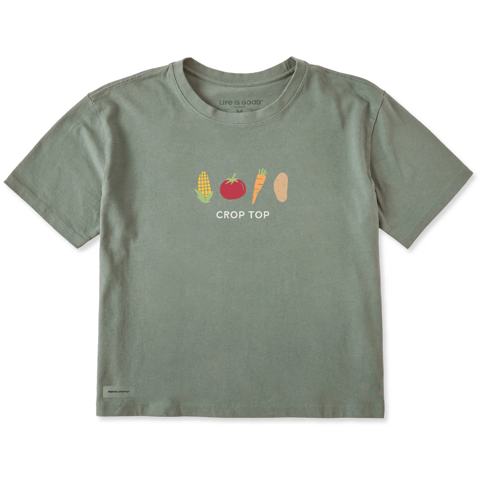 Product image 1 of 4 for Life is Good Crop Shirt