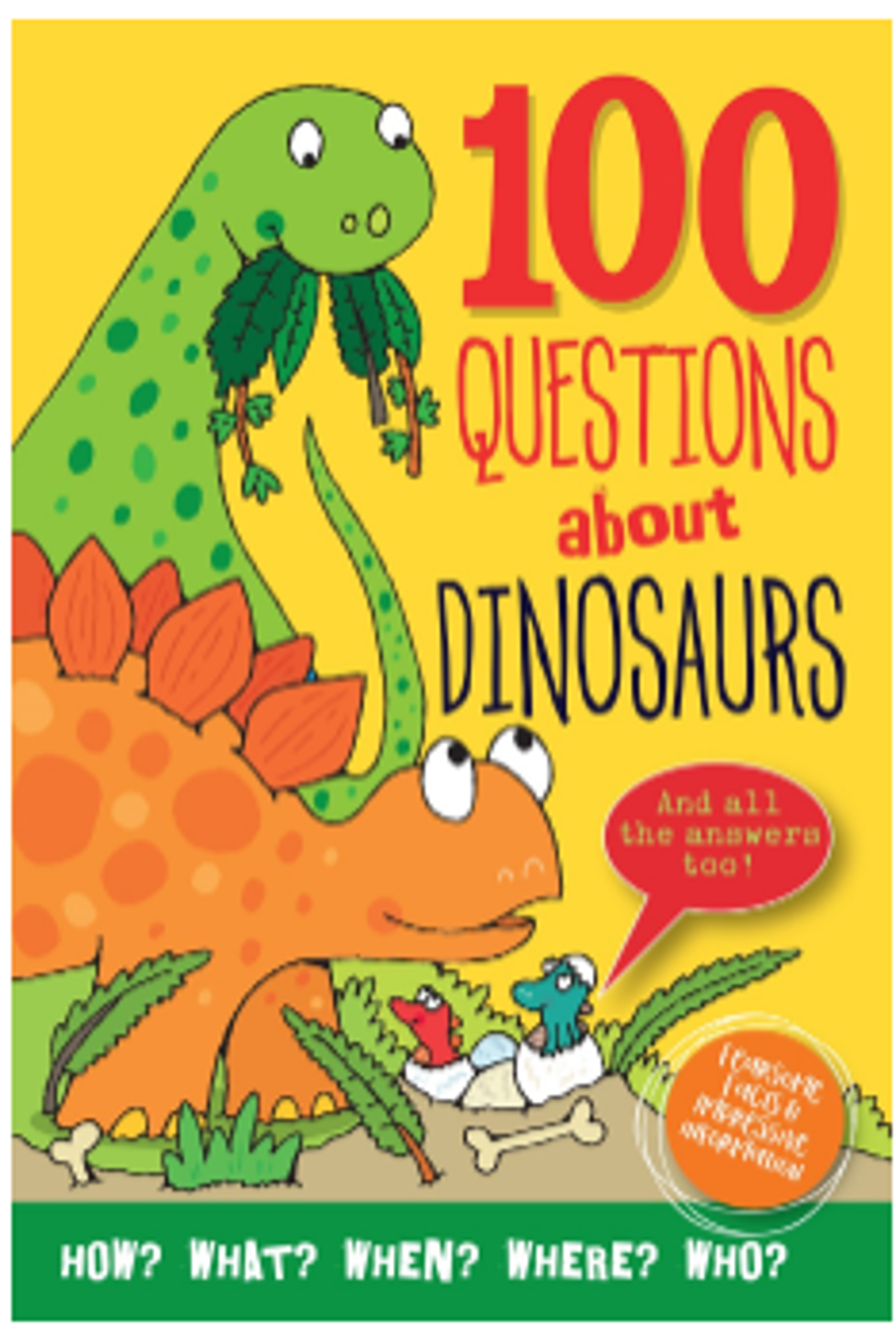 Cover image for 100 QUESTIONS ABOUT DINOSAURS