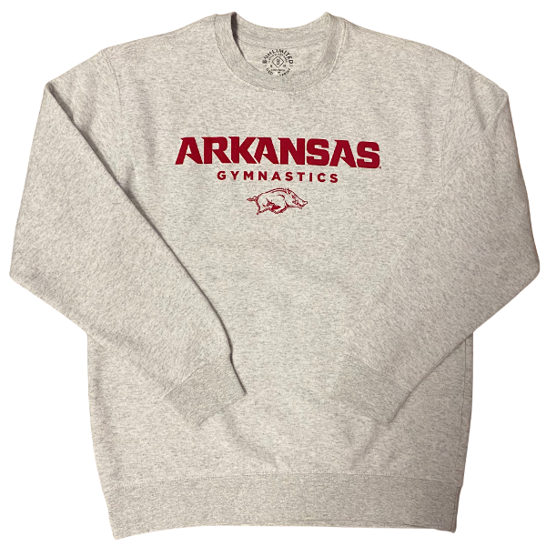 Arkansas Razorbacks Gymnastics Crewneck; $54.00