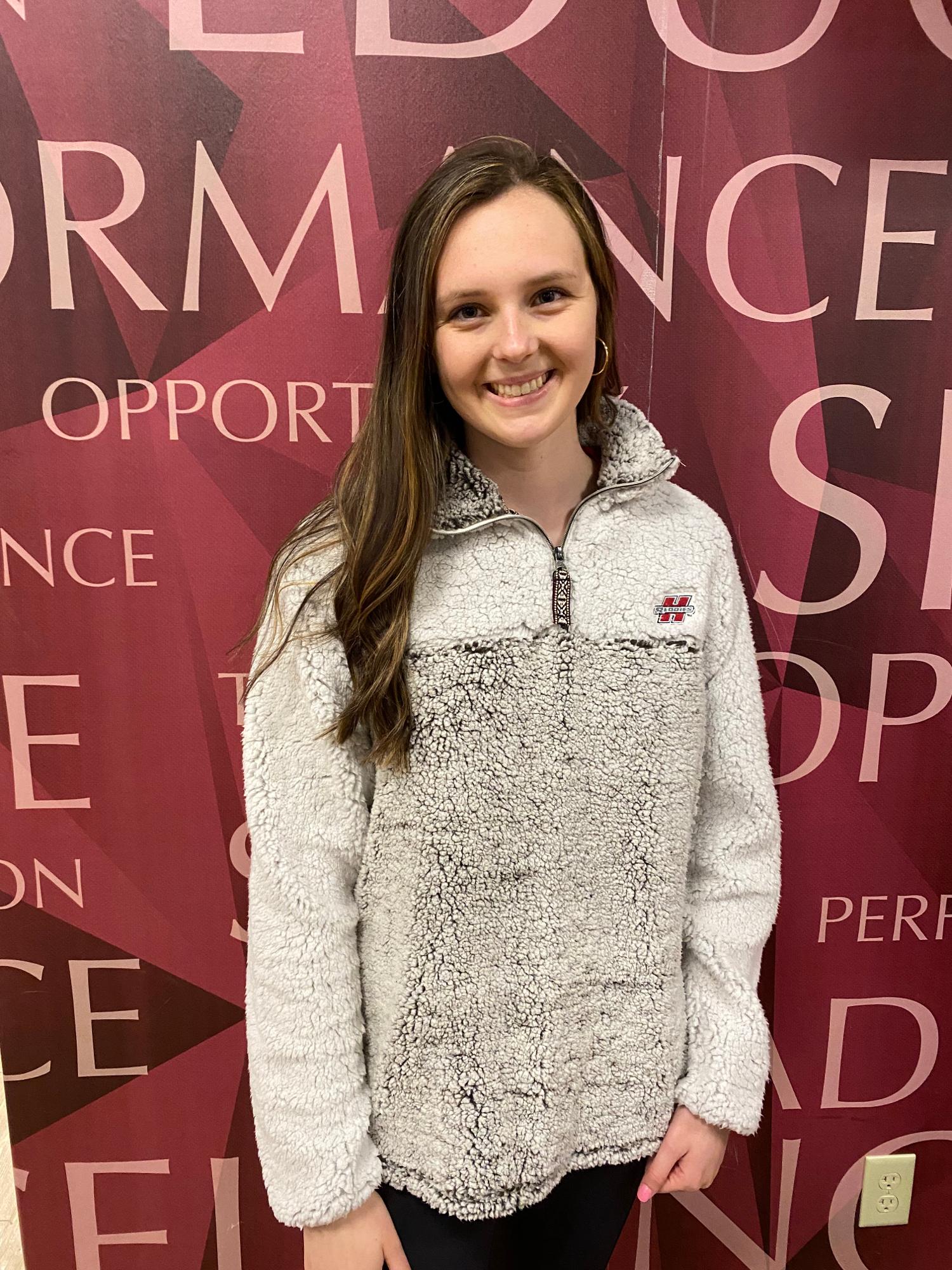 image of: Henderson State Reddies Colorblock Sherpa