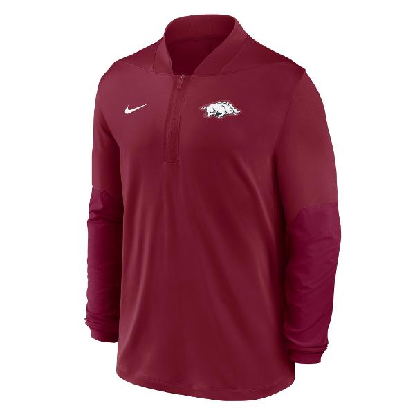 Arkansas Razorbacks Men's Nike Midweight Half Zip Long Sleeve Top; $90.00