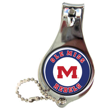 image of: Ole Miss M Nail Clipper Keychain